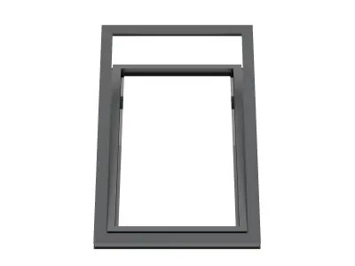 Aluminium Door 04 3D model