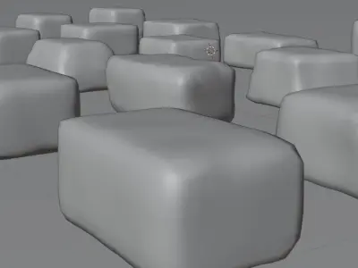 Stone Blocks Collection - low-poly game-ready stone block assets Low-poly 3D model