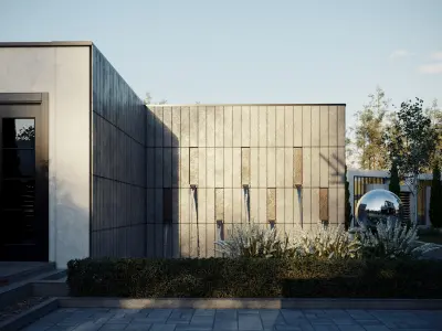 Modern Villa - Exterior 03 3D model