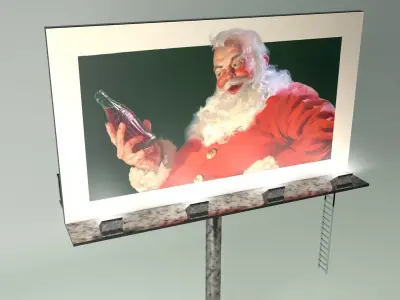 Billboard Sign 3D model
