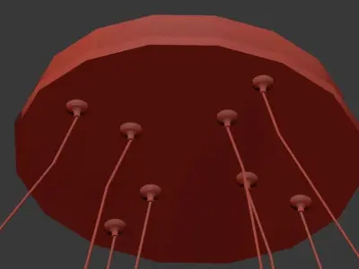 SOLSTICE TIERED PENDANT 3D model