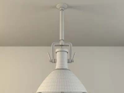     Benson Pendant Extra-Wide 3D model