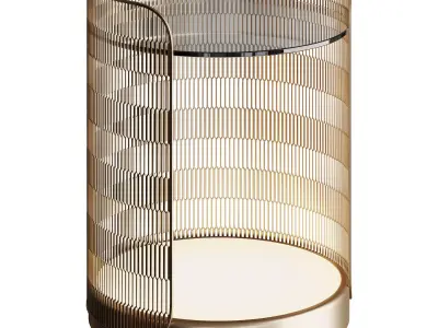 Natevo CHIARO DI LUNA Bedside table 3D model