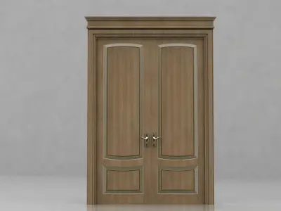 Door design Double and Single 3D model