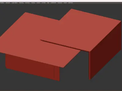 CENTER TABLE ROBERT Low-poly 3D model
