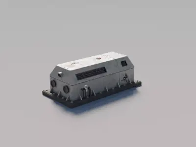 Cyberpunk House 14 3D model