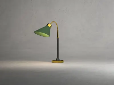 Table lamp Low-poly 3D model