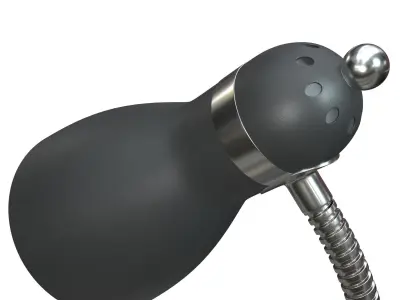 Lamp with bulb 3D model