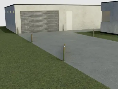 Villa house 3D model