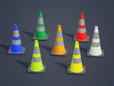 Traffic Cone Game-Ready Pack