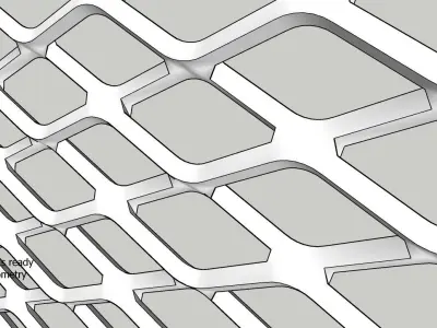 Deployed metal 3D model