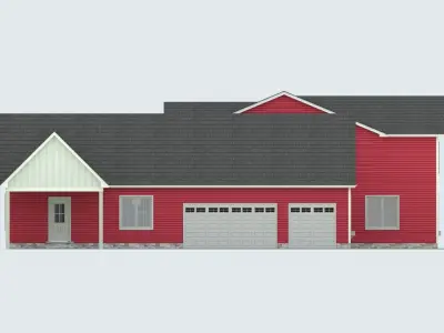 Cape Cod House 20 3D model