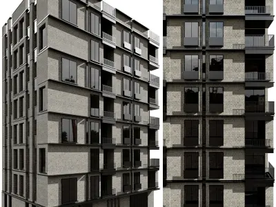 RESIDENTIAL BUILDING NO91 A 3D model