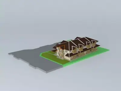 Double Storey Terrace 3D model