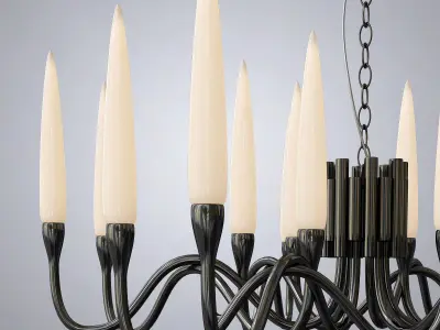 Luxurious Italian Chandelier 3D model