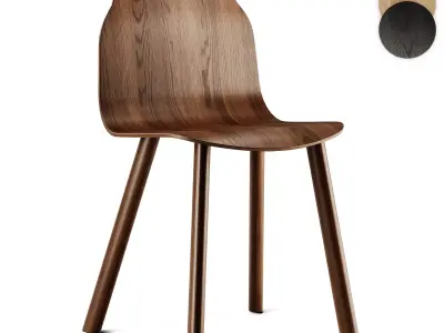 Sancal Boby Wood Chair 3D model