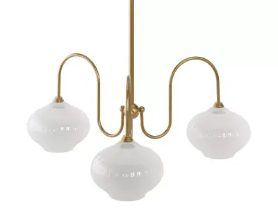 Birchly Chandelier 3D model