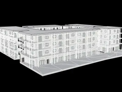 Social Condenser - Wohnblock 3D model