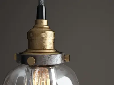 Pendant Lights 3D model shop