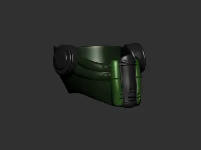 helmet high poly sculpt 3d printable  3D model 76