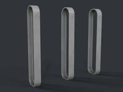 Bike Rack 21 PBR Game Ready Low-poly 3D model