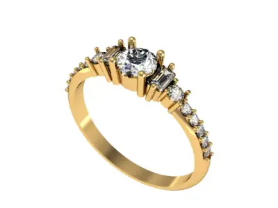 delicate ring  3D print model