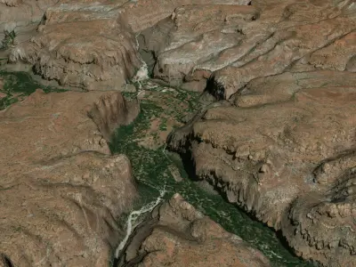 Havasu Falls 3D model