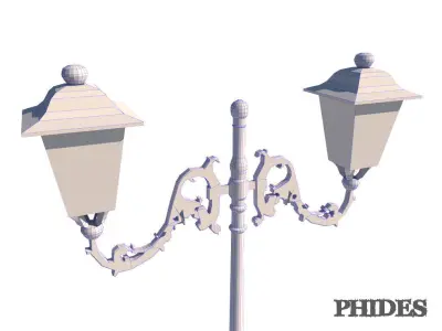 Street Light Low-poly 3D model