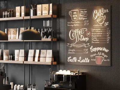 Coffee Shop 3 3D model