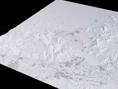 Fukuoka Japan City Landscape 3D Model 3D model