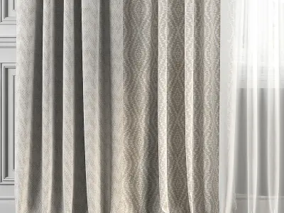 Curtain Set 186 3D model