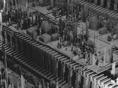 SciFi City Pack 3D model