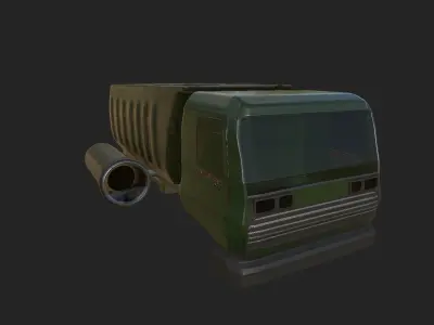 Sci-fi Garbage Truck 3D model