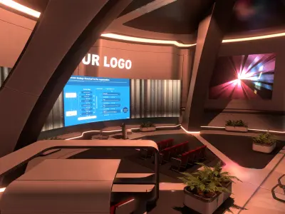 3D Showroom Level Kit Vol 18 Low-poly 3D model