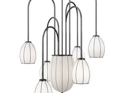 SALICE CHANDELIER Low-poly 3D model