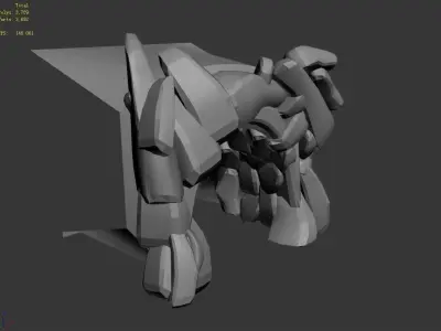 New Village - cave -01 3D model