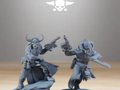 Corrupted Guard Sectarians  3D print model