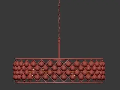 Spencer Hoop Chandelier 3D model