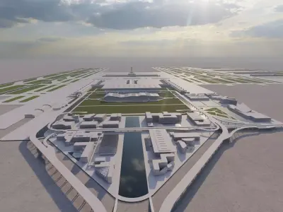 3D Airport-Airport 3D model