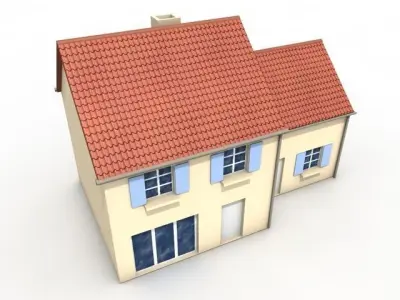 Simple house 3D model