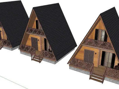Creative Design-Holiday Cabin-035 3D model