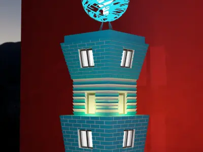 watch tower Free 3D model