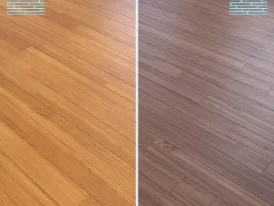Parquet - Laminate - Wooden floor 2 in 1 Low-poly 3D model purchase