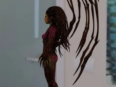 Kerrigan Low-poly 3D model