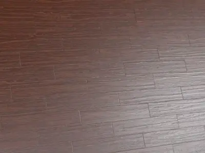 Polished Mahogany Wood Planks PBR Seamless Texture