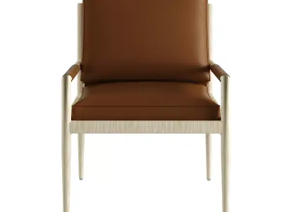 Francis Leather Chair 3D model
