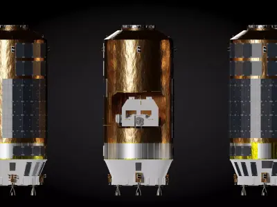 HTV Spacecraft 3D model