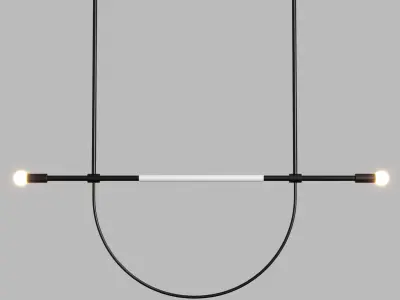 Perch light and ellis light Low-poly 3D model