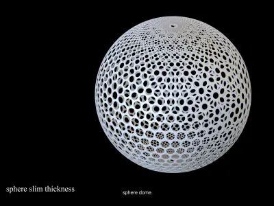 sphere shapes collection 3D Model Pack
