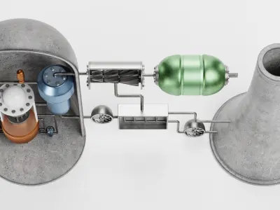  Nuclear Reactor - Power Plant 